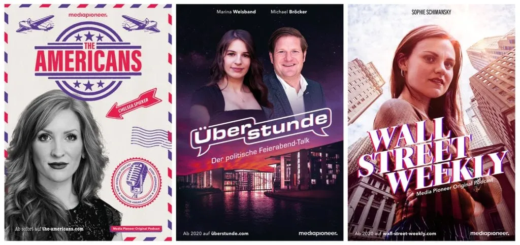 Marina Weisband und Sophie Schimansky werden Podcast-Hosts bei Media Pioneer