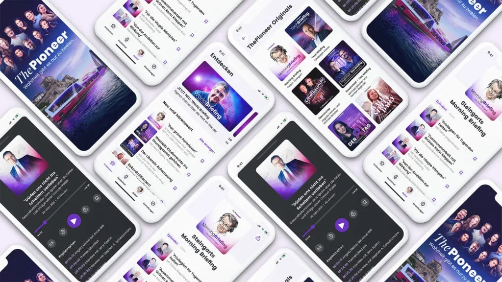 ThePioneer mit neuer Podcast App und eigenem Kanal bei Apple Podcasts / Alle Audio-Inhalte mit Abo-Pass verfügbar
